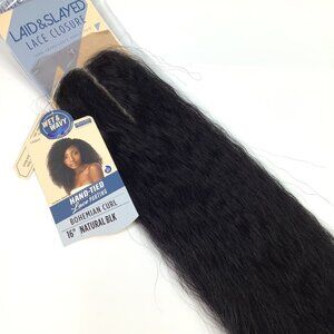 Outre Laid & Slayed Bohemian Curl Lace Closure 16" Natural Black